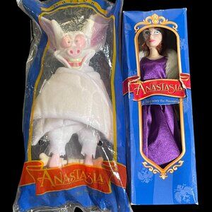 1997 Disney's Century Fox Anastasia & Bartok Burger King Vintage Toys Set New